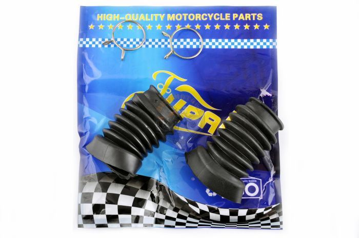 Гофры передней вилки (пара) Yamaha JOG 50 3KJ L-80mm,d-27mm,D-45mm(диск)"KOMATCU"  	V-776						