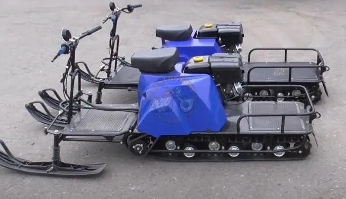 Мотобуксировщик с лыжн модулем 20 л.с С РЕВЕРСОМ ЛИДЕР-3-4Т-20АП SUPLONG, РЫЧАЖНЫЙ 39029 ML(на заказ